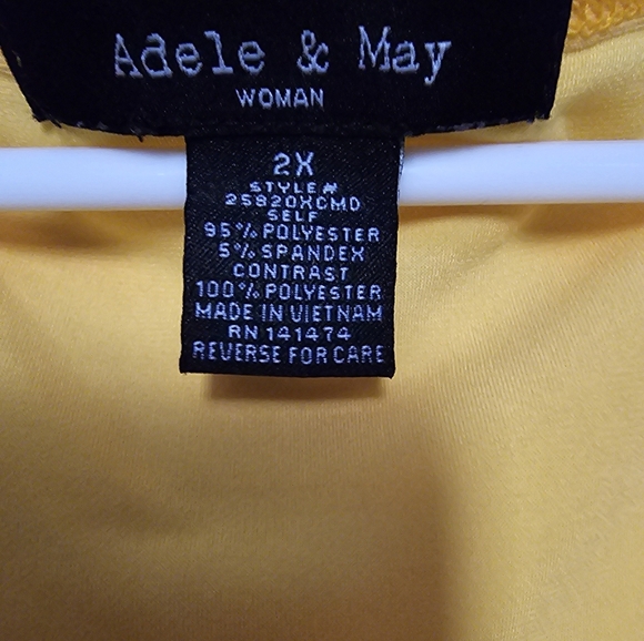 Adele & May Blouse 2X - Picture 4 of 4